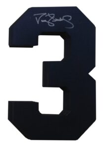 Lot of Darryl Strawberry Autographed Number “3” Uniform Numbers