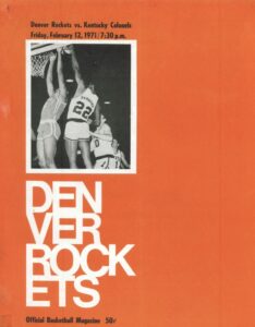 Lot of Denver Rockets ABA Programs