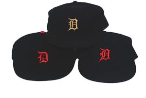 Lot of Detroit Tigers Game-Used Caps