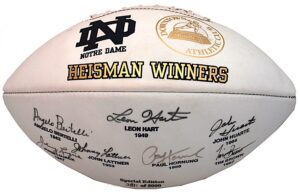 Lot of Footballs Autographed By Hall Of Famers Including Hornung and Unitas