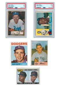 Lot of Graded & Un-Graded Post-War Cards