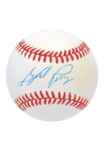 Lot of Hall of Fame Pitchers Single-Signed Baseballs