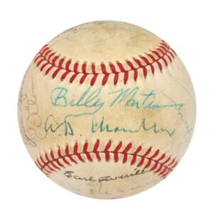 Lot of HOFers & Others Multi-Signed Baseballs