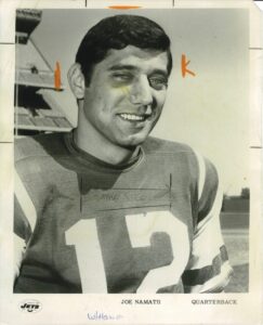 Lot of Joe Namath Original Wire Photos