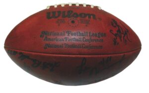 Lot of Late 1970s/Early 1980s Baltimore/Indianapolis Colts Team Autographed Footballs