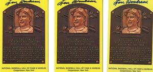 Lot of Lou Boudreau Autographed HOF Plaques