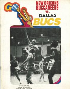 Lot of New Orleans Buccaneers ABA Programs