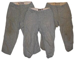 Lot of New York Yankees Game-Used Flannel Pants