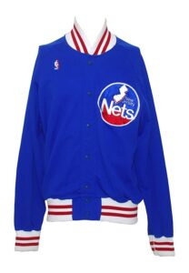 Lot of NJ Nets Worn Warm-Ups – 1989 Attributed to Joe Barry Carroll & 1991 Attributed to Derrick Coleman