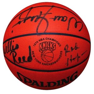 Lot of NY Knicks Championship Team Autographed Basketballs