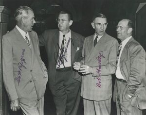 Lot of NY Yankees Autographed Photos with Billy Martin & Lefty Gomez