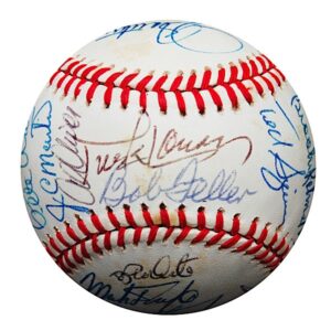 Lot Of Old-Timers Team Autographed Baseballs From The Collection Of Jerry Grote