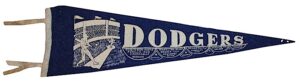 Lot of Original Brooklyn Dodgers Pennants