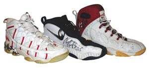 Lot of Philadelphia 76ers Game-Used & Autographed Sneakers