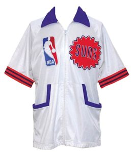 Lot of Phoenix Suns Worn & Some Autographed Warm-up Jackets and Pants