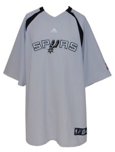 Lot of San Antonio Spurs Worn Warm-Up Pants & Shooting Shirts