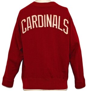 Lot of St. Louis Cardinals Worn Sweater & Jacket