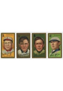 Lot of T205 Hassan Cards – Huggins, Mathewson, Tinker & White