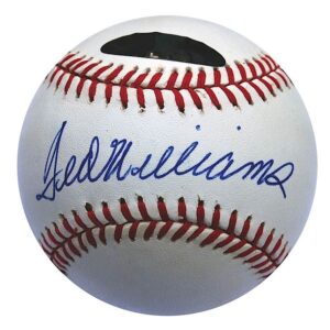 Lot of Ted Williams Single-Signed Baseballs