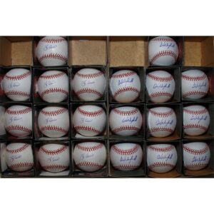 Lot of Ten Yogi Berra Single-Signed Baseballs & Ten Dave Winfield Single-Signed Baseballs