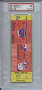 Lot of Three 1969 New York Mets World Series Tickets