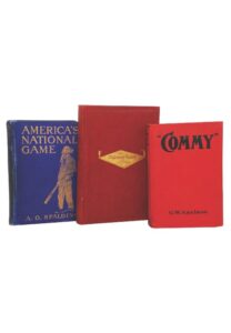 Lot of Three Books – “The National Game”, “America’s National Game” and “Commy”