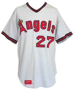 Lot of Tony Solaita California Angels Game-Used Jerseys