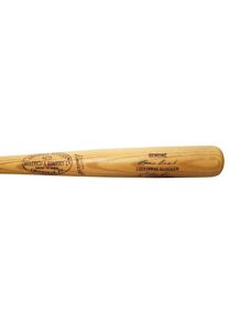 Lou Brock St. Louis Cardinals Game-Ready & Autographed Bat