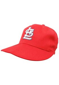 Lou Brock St. Louis Cardinals Game-Used & Autographed Cap