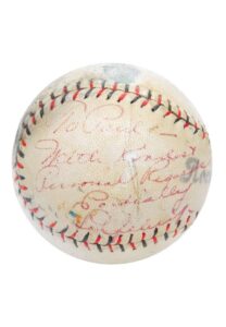 Lou Gehrig Autographed Baseball