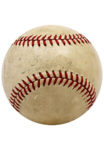 Lou Gehrig Single-Signed OAL Baseball