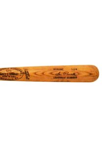 Lou Piniella Game-Used & Autographed Bat