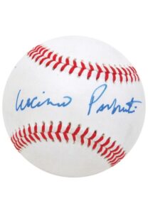 Luciano Pavarotti Single-Signed Baseball