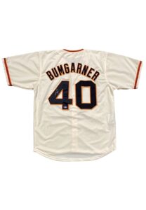 Madison Bumgarner San Francisco Giants Signed Home Jersey