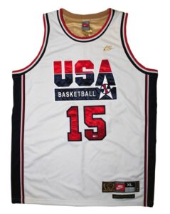 Magic Johnson Autographed Dream Team Jersey