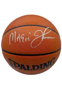 Magic Johnson LA Lakers Autographed Official Game Ball