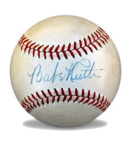 Magnificent Babe Ruth Single-Signed Baseball