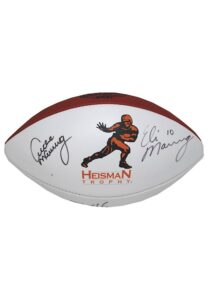 Manning Family Autographed Football – Archie, Peyton and Eli