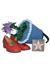 Margaret Pellegrini “The Wizard Of Oz” Personally Owned Flower Pot Hat, Ruby Slippers & “Walk Of Fame” Star