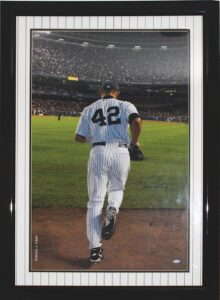 Mariano Rivera “Enter Sandman” Autographed and Framed Oversized Photo