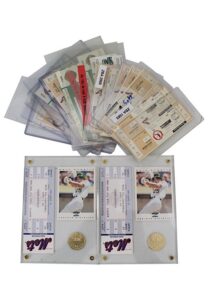 Mark McGwire Home Run Game Tickets Including Five From 70th HR Game