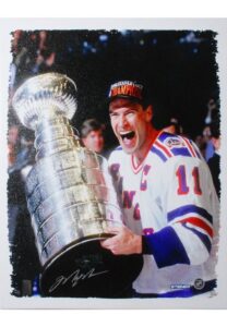 Mark Messier Autographed Limited Edition Artist Proof Canvas Print