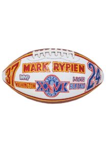 Mark Rypien Autographed Super Bowl XXVI Trophy Ball