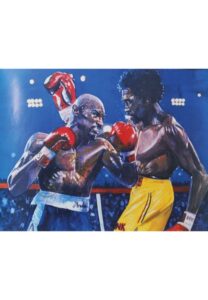 “Marvelous” Marvin Hagler Autographed Art Print