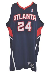 Marvin Williams Atlanta Hawks Game-Used Jerseys — 2009-10 Home, 2009-10 Road & 2010-11 Playoff Road