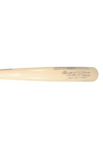 Medal of Honor Recipient Hershel W. Williams Autographed Bat