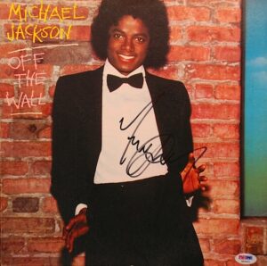 Michael Jackson Autographed “Off The Wall” Album Cover