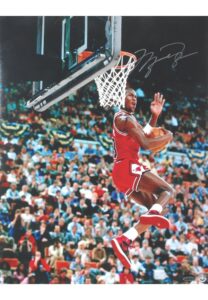 Michael Jordan Autographed 16 x 20 Photo