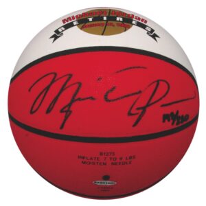 Michael Jordan Autographed LE “Red Retirement” Basketball