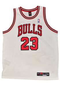 Michael Jordan Chicago Bulls Autographed Home Authentic Jersey